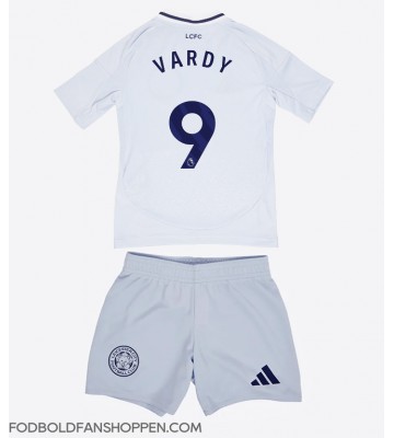 Leicester City Jamie Vardy #9 Tredjetrøje Børn 2024-25 Kortærmet (+ Korte bukser)